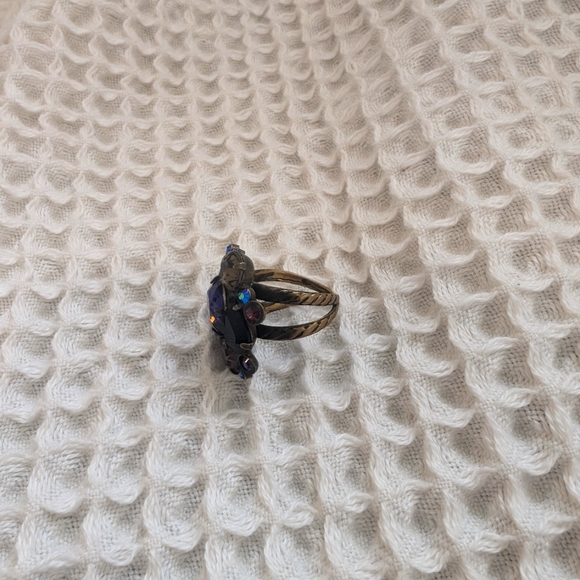 Sorrelli Vintage Cocktail Multi-Color Crystal Ring - Picture 6 of 6